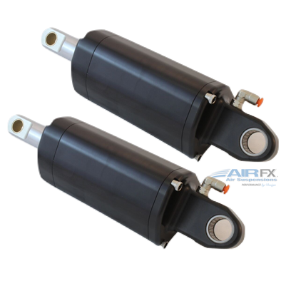 Rear magnum shock pair with black hardcoat anodized finish. Fits 2010-2017 Kawasaki Vulcan Vaquero