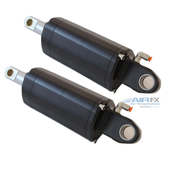 Rear magnum shock pair with black hardcoat anodized finish. Fits 2010-2017 Kawasaki Vulcan Vaquero