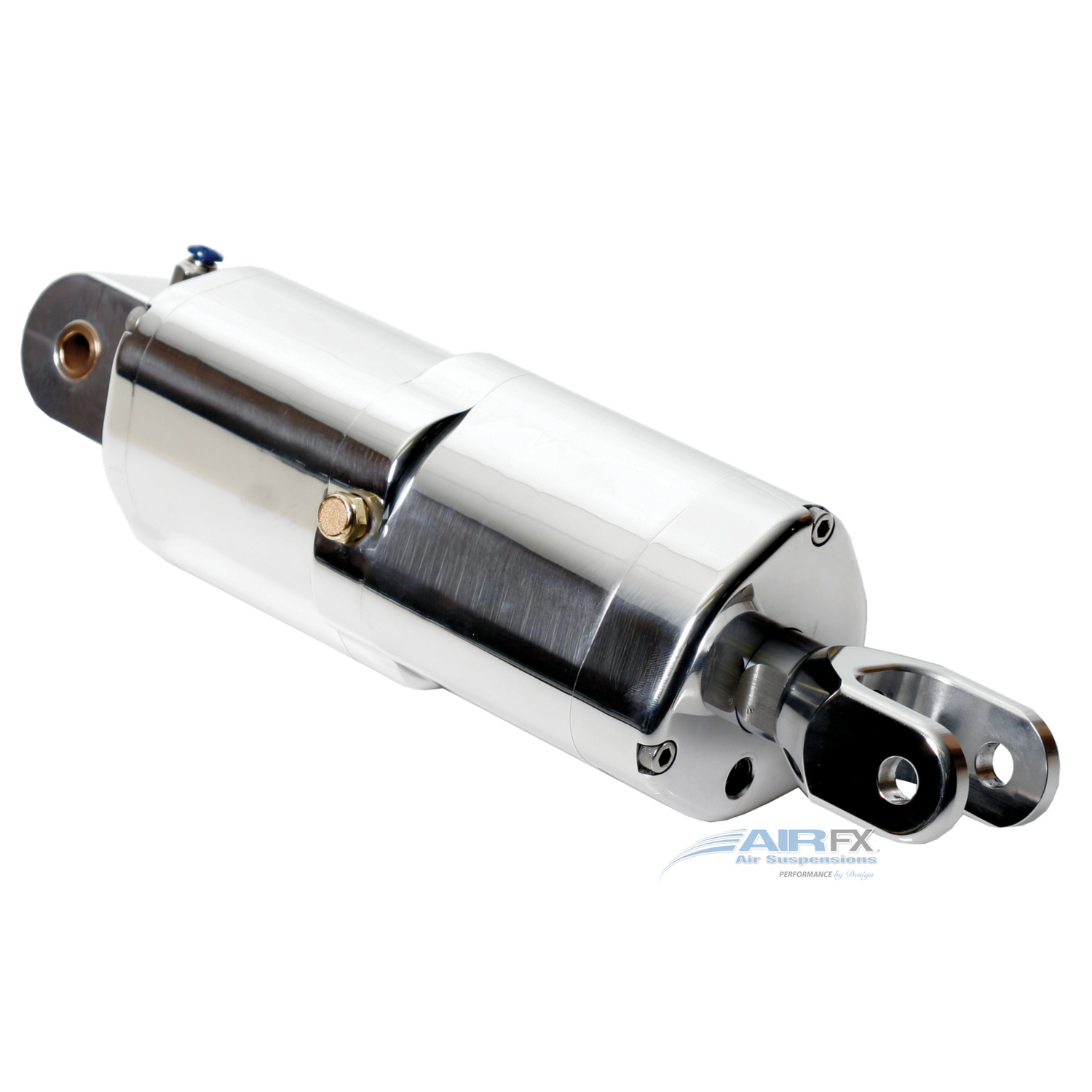Rear mono-shock with show polished finish. Fits Hayabusa, ZX-12/14, Pre 2009 GSXR1000 and ZX-10 (FXA-2008A) [+$1,229.00]