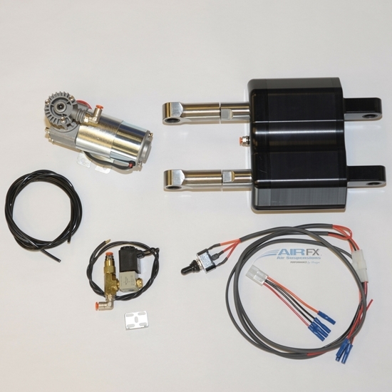 Picture of Single Housing Dual Shock, black Softail 1985 - 1999